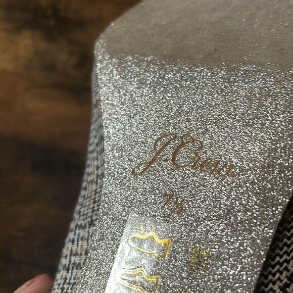 J.Crew
Gray Celia Block Heel Plaid Jewel Pumps Size 7.5/ Excellent - Picture 9 of 9